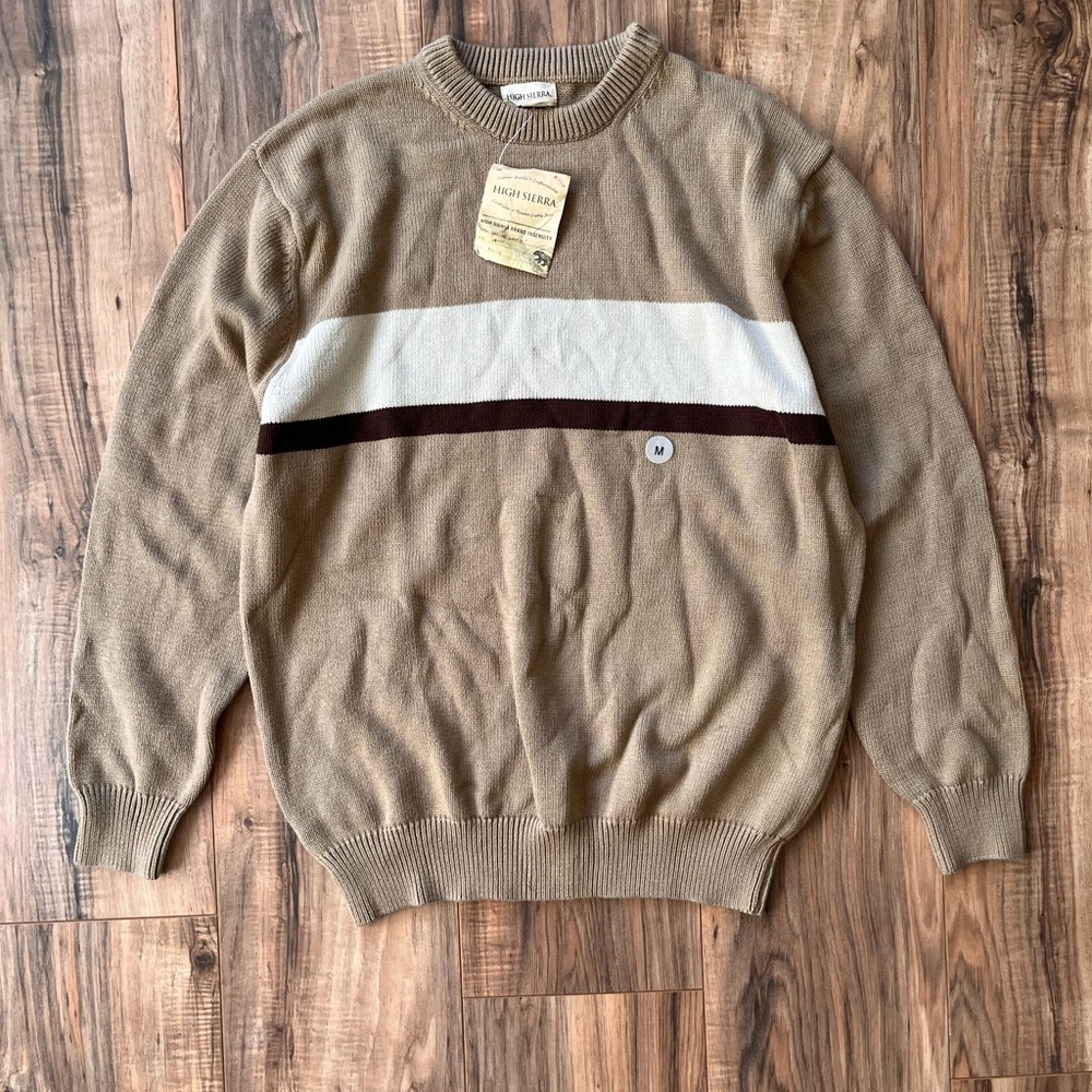 High Sierra Colorblock Crewneck Knit Sweater (Men’s)